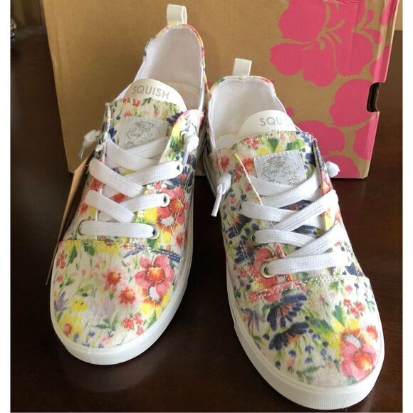 ROXY - NWTIB - L Sz 6.5 "Libbie" Slip-On Canvas SneaKers in Floral Pattern 🌸 - Picture 12 of 16